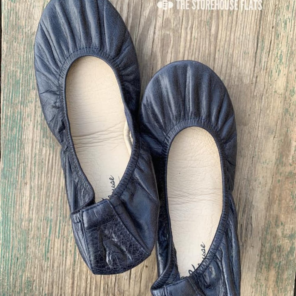 Storehouse Flats Navy Oil Tanned